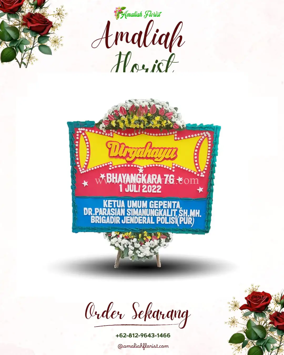 Papan Bunga HUT Ulang Tahun Rangkasbitung Barat